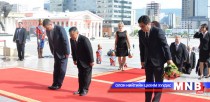 БНЧУ-ын Парламентын Төлөөлөгчдийн Танхимын даргыг Чингисийн талбайд угтан мэндчиллээ