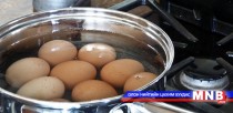 Чанаж байгаа өндөг хагараад байвал бага зэрэг давс нэм