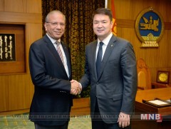 Ерөнхий сайд Ч.Сайханбилэг олон улсын Ротари байгууллагын ерөнхийлөгчийг хүлээн авч уулзлаа