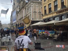 Германы “хулигаан”-ууд Украйны хөгжөөн дэмжигчид рүү дайрав