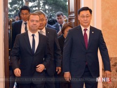 Ерөнхий сайд Ж.Эрдэнэбат ОХУ-ын Засгийн газрын дарга Д.А.Медведевтэй уулзлаа