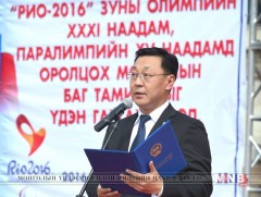 Ж.Эрдэнэбат: Олимпийн тэнгэрт Монгол төрийн далбаа намирч, Төрийн дуулал дахин дахин эгшиглэх болт..