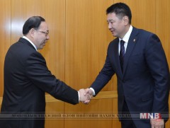 Шадар сайд У.Хүрэлсүх БНХАУ-ын дэд сайдыг хүлээн авч уулзлаа