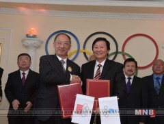 МҮОХ, БНХАУ-ын олимпийн хороотой хамтран ажиллах гэрээ байгууллаа