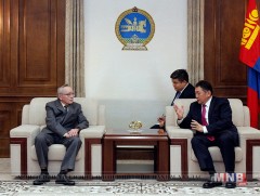 УИХ-ын дарга Ю.Цэдэнбал агсны хүүг хүлээн авч уулзав