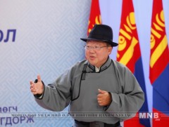 Монгол Улсын Ерөнхийлөгч Ц.Элбэгдорж 