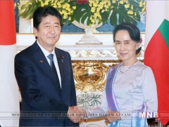 Японы ерөнхий сайд Мьянмарт 7,7 тэрбум ам.долларын тусламж үзүүлэхээ амлалаа