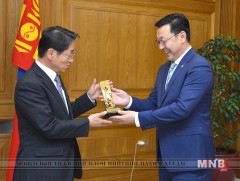 Элчин сайд Т.Шимизүг нутаг буцах болсонтой нь холбогдуулан хүлээн авч уулзлаа