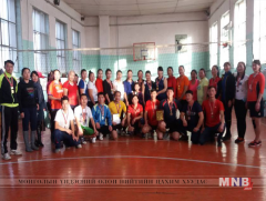 Волейболын нөхөрсөг тэмцээн болов 