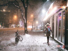 АНУ-ын Нью Ингланд орчимд  цас их уналаа 