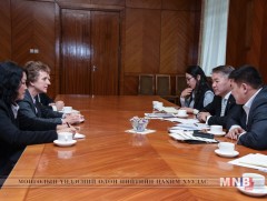 Байнгын хорооны дарга Ж.Энхбаяр АНУ-ын Элчин сайдыг хүлээн авч уулзав