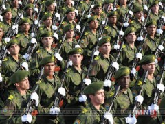 Хавана хотноо хувьсгалт хүчний ойд зориулсан цэргийн жагсаал боллоо