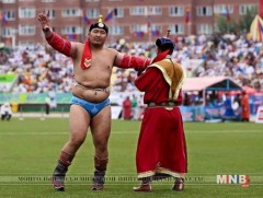 Гал тахиа жилийн хүчит бөхийн барилдаанд Ч.Санжаадамба түрүүллээ