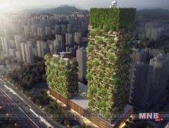 Наньжин хотноо босоо хэлбэртэй ой мод бүхий барилга барина 