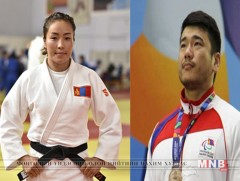 Д.Сумъяа, Э.Содномпилжээ нар тамирчдаа төлөөлж, тангараг уншив 