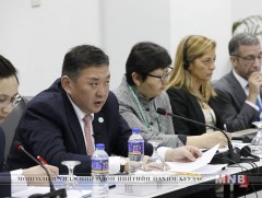 УИХ-ын дарга М.Энхболд ОУПХ-ны Бүс нутгийн бүлгүүдийн дарга, Байнгын хорооны ерөнхийлөгч нарын уул..