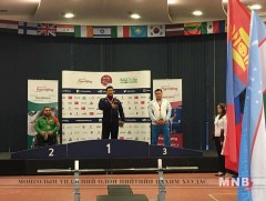 Э.Содномпилжээ “Дэлхийн цом”-оос алтан медаль хүртлээ