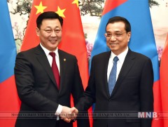 Ж.Эрдэнэбат,  Ли Көчян нар албан ёсны хэлэлцээ хийв