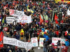 Жагсаалын үеэр үймээн дэгджээ 