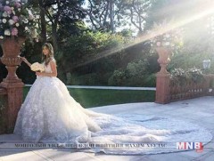 Дөрвөн сая рублийн үнэтэй хуримын даашинзыг танилцуулжээ