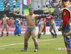 Монгол Улсын заан Б.Пүрэвсайхан тэргүүн байрт бичигджээ