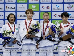 М.Уранцэцэг тивийн аваргын хошой алтан медальтан болов