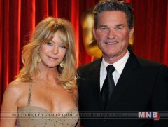 Холливүүдийн алдрын гудамжинд жүжигчин Курт Рассел, Голди Хоун нарын 