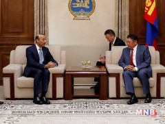 Катар Улсаас Монгол Улсад суугаа Элчин сайдыг хүлээн авч уулзлаа