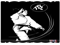 Дэлхийн шинэ аварга Д.Сумъяагийн хөргийг цаасаар урлажээ