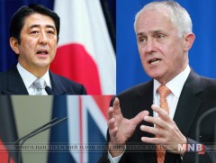 Шинзо Абэ, Малкольм Тернбулл нар утсаар ярьжээ 
