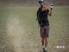 Гольфчин Адамын дэлхийн рекорд тогтоох аялал Монголд үргэлжилж байна