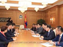 Монгол Улсын Ерөнхий сайд У.Хүрэлсүх БНХАУ-ын Элчин сайдыг хүлээн авч уулзлаа