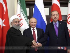 ОХУ, Турк, Ираны төрийн тэргүүн нарын уулзалтаас Сирийн асуудлаар хамтарсан мэдэгдэл гаргалаа