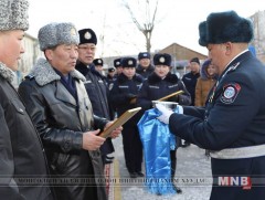 Цагдаагийн байгууллагаас тэтгэвэрт гарч байгаа алба хаагчиддаа хүндэтгэл үзүүлэв