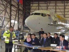 УИХ-ын зарим гишүүд “TBC-2MC” агаарын хөлгийн их засварын ажилтай танилцлаа