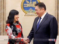 Элчин сайд, хатагтай Доан Тхи Хыөнг-ийг хүлээн авч уулзлаа 