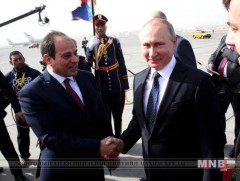 Путин Сири, Түрк, Египтийн удирдагчидтай уулзаж, ойрхи дорнодын асуудал хэлэлцлээ