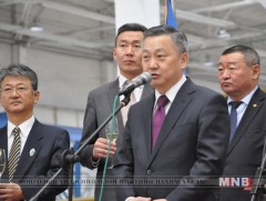 Монгол Улсын Ерөнхийлөгчийн Тамгын газрын дарга З.Энхболд “Эрэл” ХХК-ийн БҮК-1 төслийн Байшин үйлд..