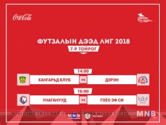 “Кола лиг-2017” Футзаалын дээд лигийн тэмцээн /Унаганууд : Гоё Эф Си/ 