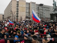 ОХУ-д болсон эсэргүүцлийн жагсаалын үеэр 340 гаруй хүнийг саатуулсан байна 