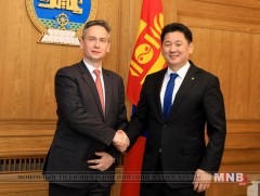 Ерөнхий сайд У.Хүрэлсүх Рио Тинтогийн гүйцэтгэх захирлыг хүлээн авч уулзав