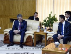 Буриад Улсын тэргүүн, Засгийн газрын даргыг хүлээн авч уулзав