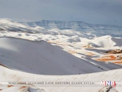 Сахарын цөлд 40 см зузаан цас оржээ
