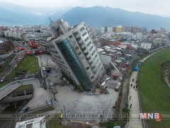 Тайваньд газар хөдлөлтөд  өртөж  амиа алдсан хүний тоо 10-т хүрлээ