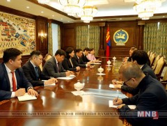 БНСУ-ын парламентын төлөөлөгчдийг хүлээн авч уулзлаа