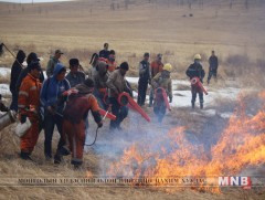 Дорнод аймгийн Матад суманд түймэр гарчээ