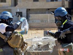 Химийн зэвсгийг хориглох байгууллагын шинжээчид Сирийн Дума хотод ажиллаж байна 