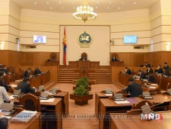 Монгол Улсын Их Хурлын тухай хуульд нэмэлт, өөрчлөлт оруулах төсөлд санал авч байна