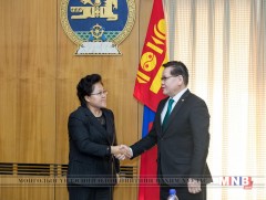 БНХАУ-ын ӨМӨЗО-ны  Дэд тэргүүлэгч хатагтай Ай Лихуа Шадар сайд Ө.Энхтүвшинд бараалхав