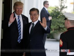 БНСУ-ын ерөнхийлөгч Мүн Жэ Ин АНУ-д айлчилж байна 